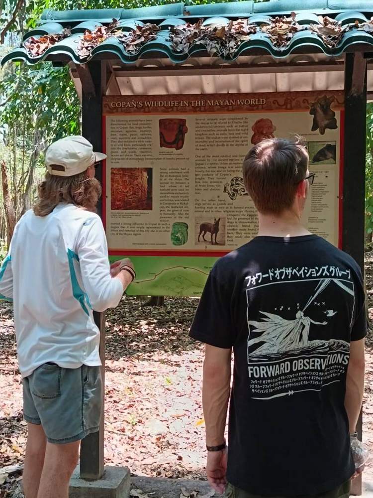Learning about Mayan crafts and history